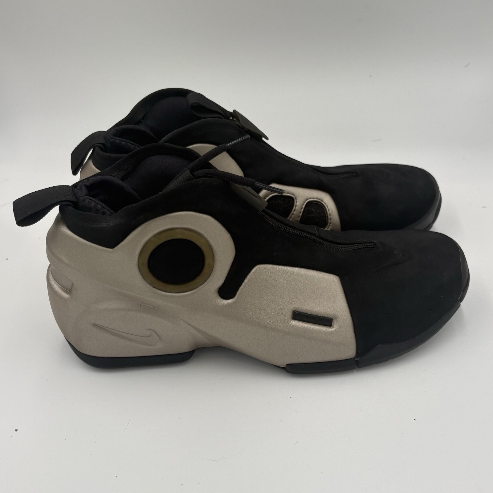 Nike Air Zoom Men’s Size 11 Flight The Glove Black Tan Zip Basketball Sneakers